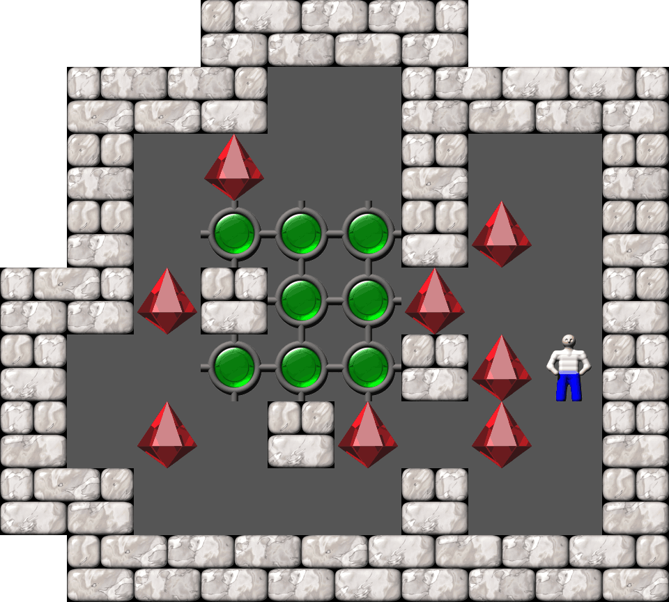 Sokoban Mass Remodel level 715